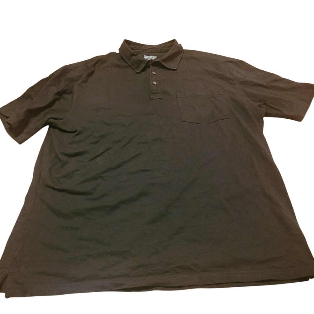 Duluth Men's Black Longtail T Polo Shirt Size XL